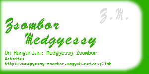 zsombor medgyessy business card